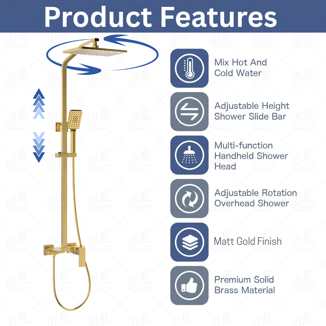 B BAGNO Shower System - Bloom Series - B04