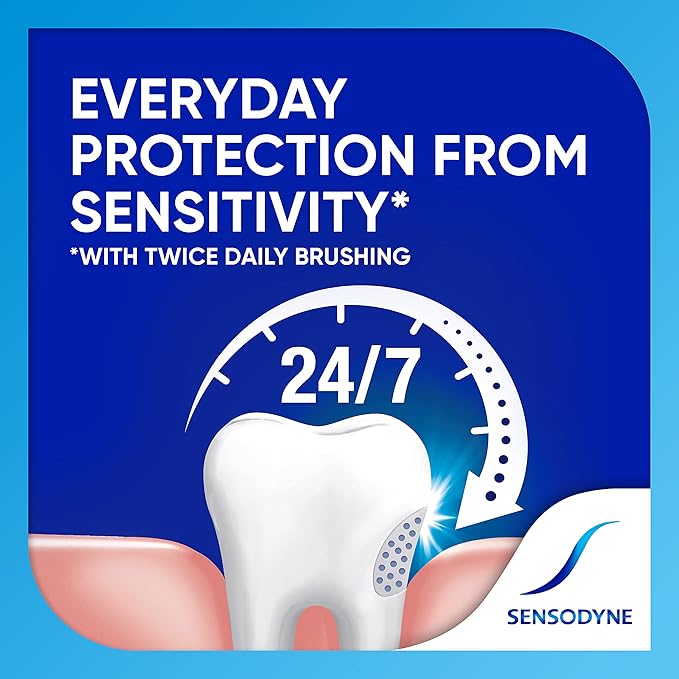 Sensodyne Daily Care Toothpaste For Sensitive Teeth, Extra Fresh Flavour, 75 ml, 3 Pack