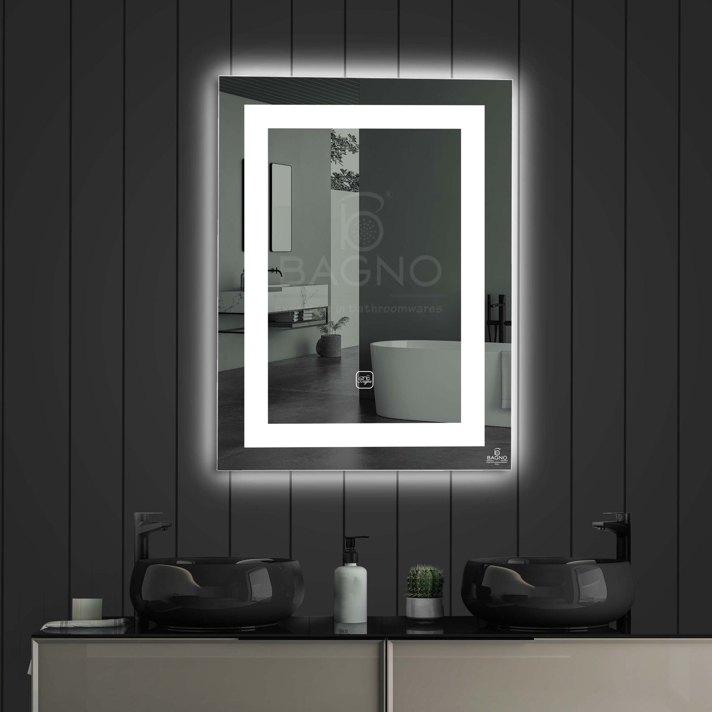 B BAGNO Beautiful LED Vanity Mirror BML01, Bathroom Mirror, LED Mirror, Home Decor