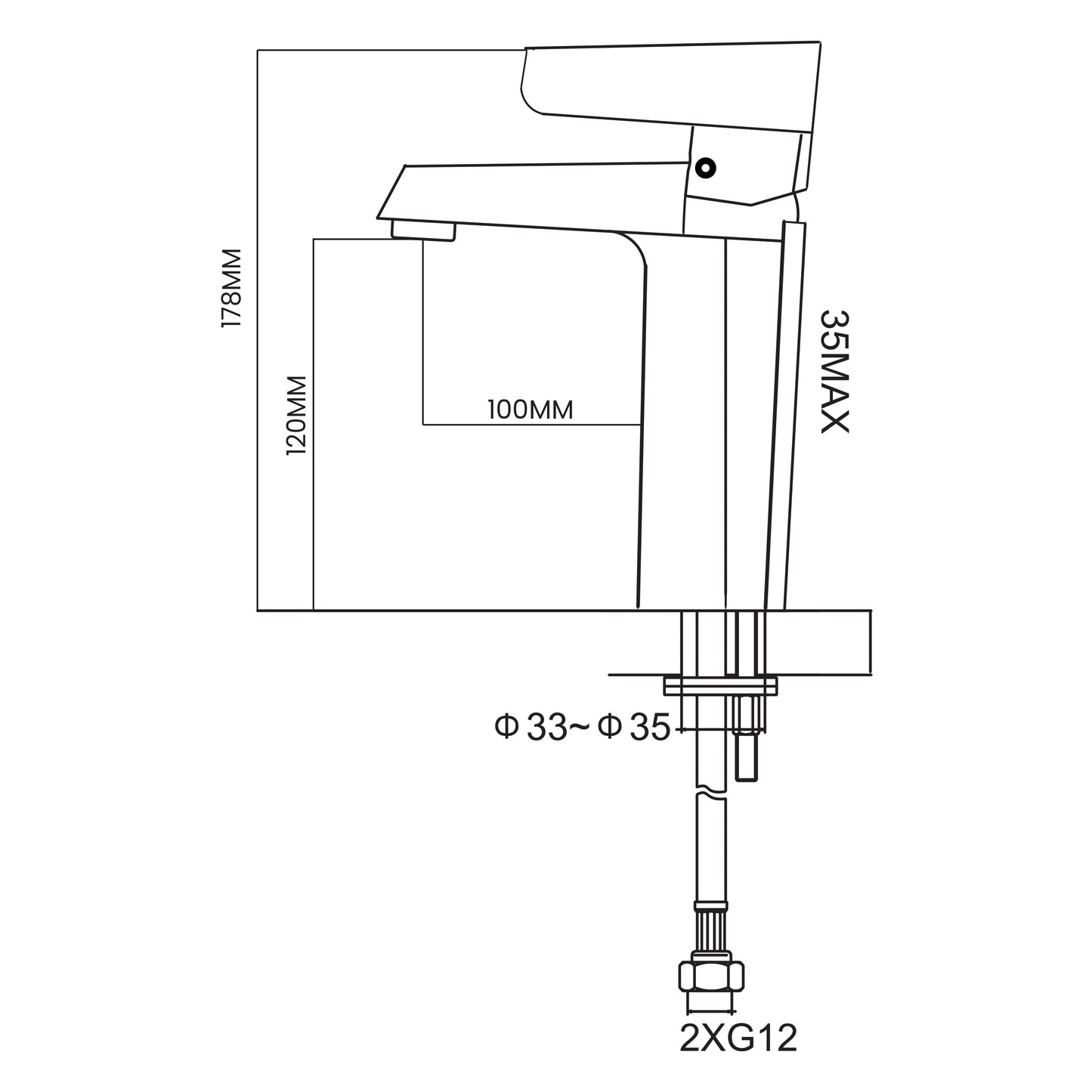 B BAGNO Basin Mixer B1 Chrome Full Brass, Basin Tap, Wash Basin Faucet, Bathroom Faucet…