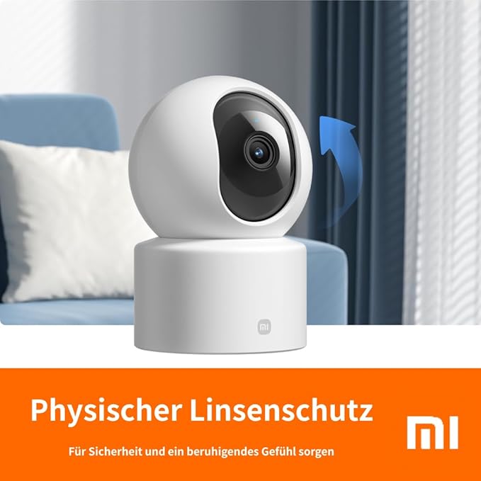 Xiaomi Smart Camera C301 | 3MP (2304 * 1296) resolution | Infrared Night Vision | 360° horizontally and 107° vertically | Human Detection | protecting privacy | two-way voice calls