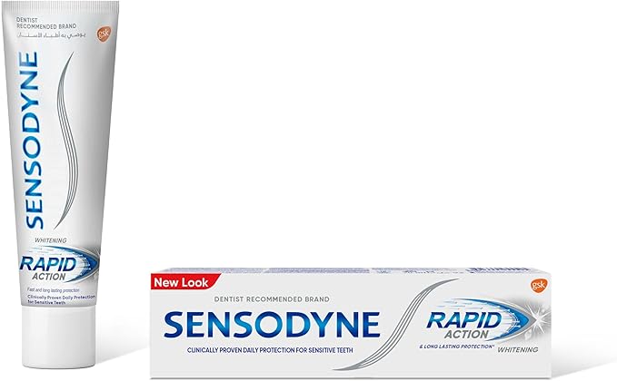 Sensodyne Rapid Action Whitening Toothpaste 75ml