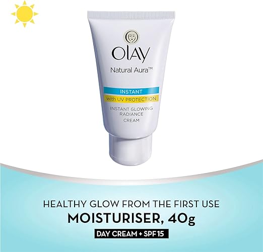 Olay Natural White Light Instant Glowing Fairness Cream, 40G