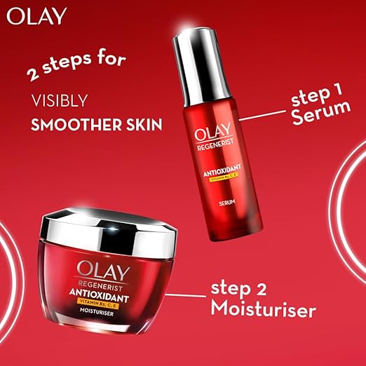 Olay Regenerist - Antioxidant Moisturizer Cream with Vitamin B3, C and E - 50 g