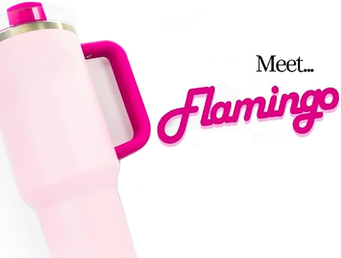 Quencher H2.0 FlowState Stainless Steel Vacuum Insulated Tumbler with Straw, Lid, Spill Stopper, Cleaning Brush & Random Topper for Water, Iced Tea, Coffee & Smoothies – | 1.2Litre 40 oz Pink |