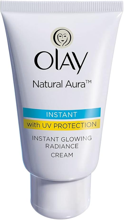 Olay Natural White Light Instant Glowing Fairness Cream, 40G