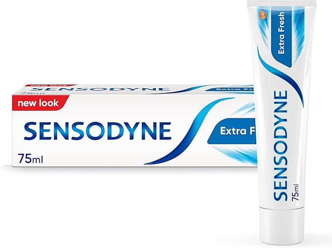 Sensodyne Daily Care Toothpaste For Sensitive Teeth, Extra Fresh Flavour, 75 ml, 3 Pack