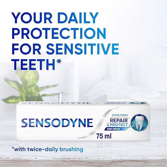 Sensodyne Repair & Protect Toothpaste Extra Fresh Multipack, 75ml, 4 Pack