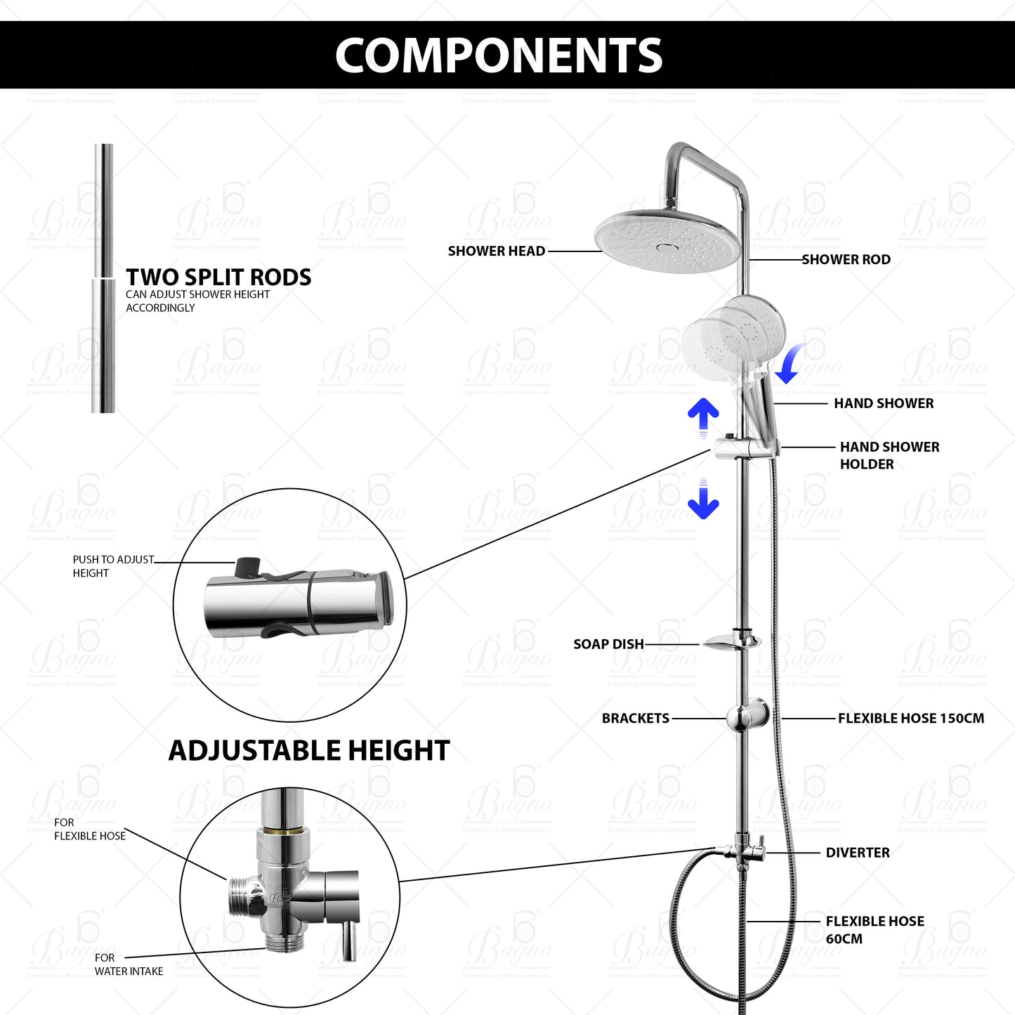 shower kit 85-1 6