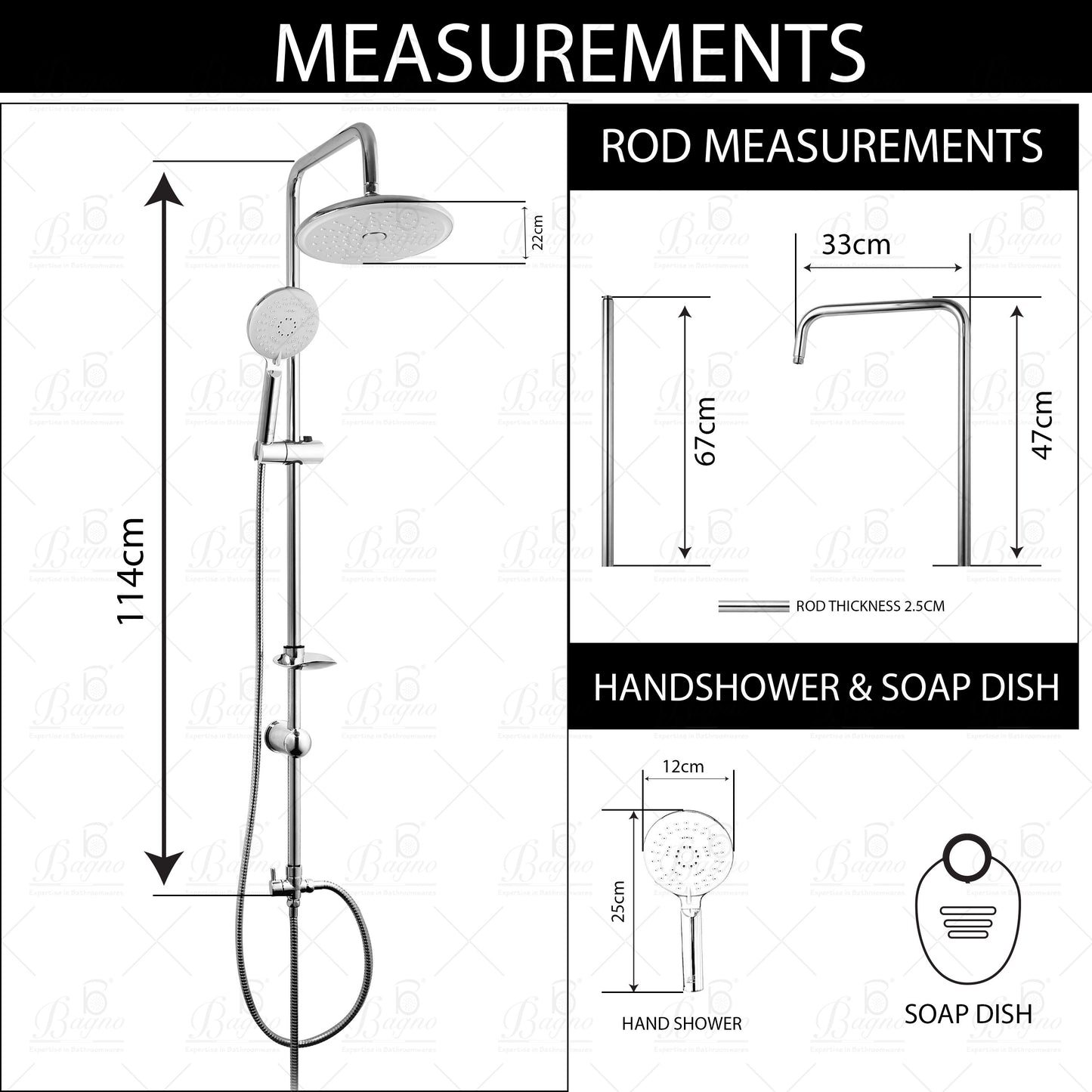 shower kit 85-1 7