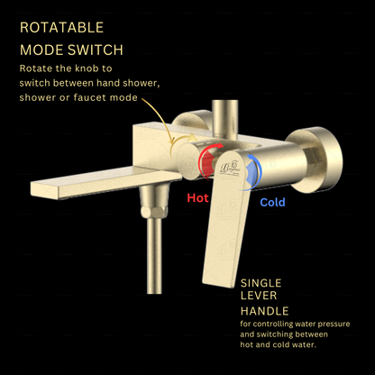 B BAGNO Shower System - Crystal Series C04