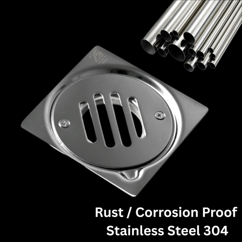B BAGNO Premium Stainless Steel Floor Drains - FDB02 -FDB03