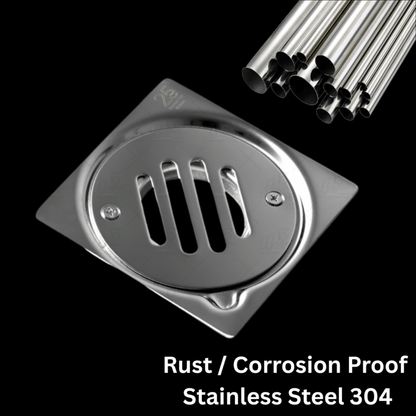 B BAGNO Premium Stainless Steel Floor Drains - FDB02 -FDB03