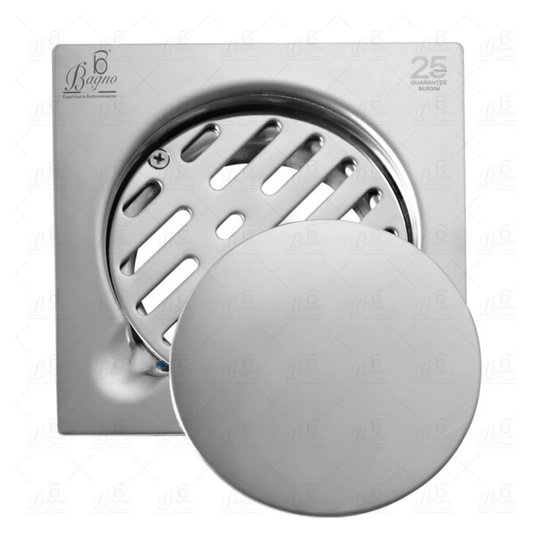 B BAGNO Premium Stainless Steel Floor Drains - FDB02 -FDB03