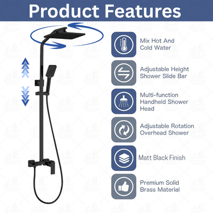 B BAGNO Shower System - Bloom Series - B04