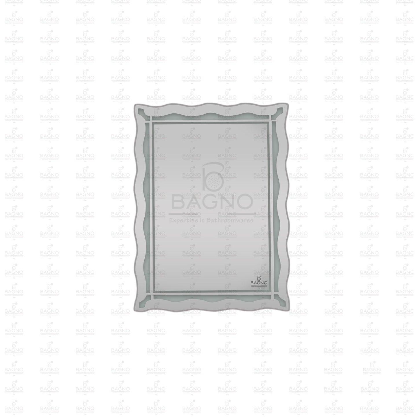 B BAGNO plain mirror Premium Quality Mirror BMR05 (60x45cm)
