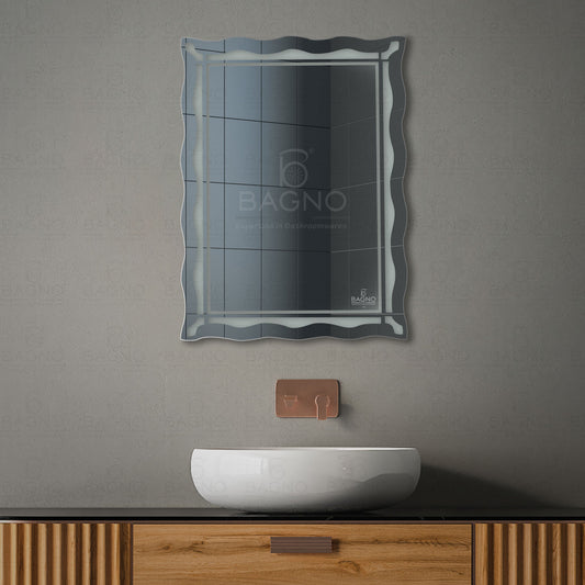 B BAGNO plain mirror Premium Quality Mirror BMR05 (60x45cm)