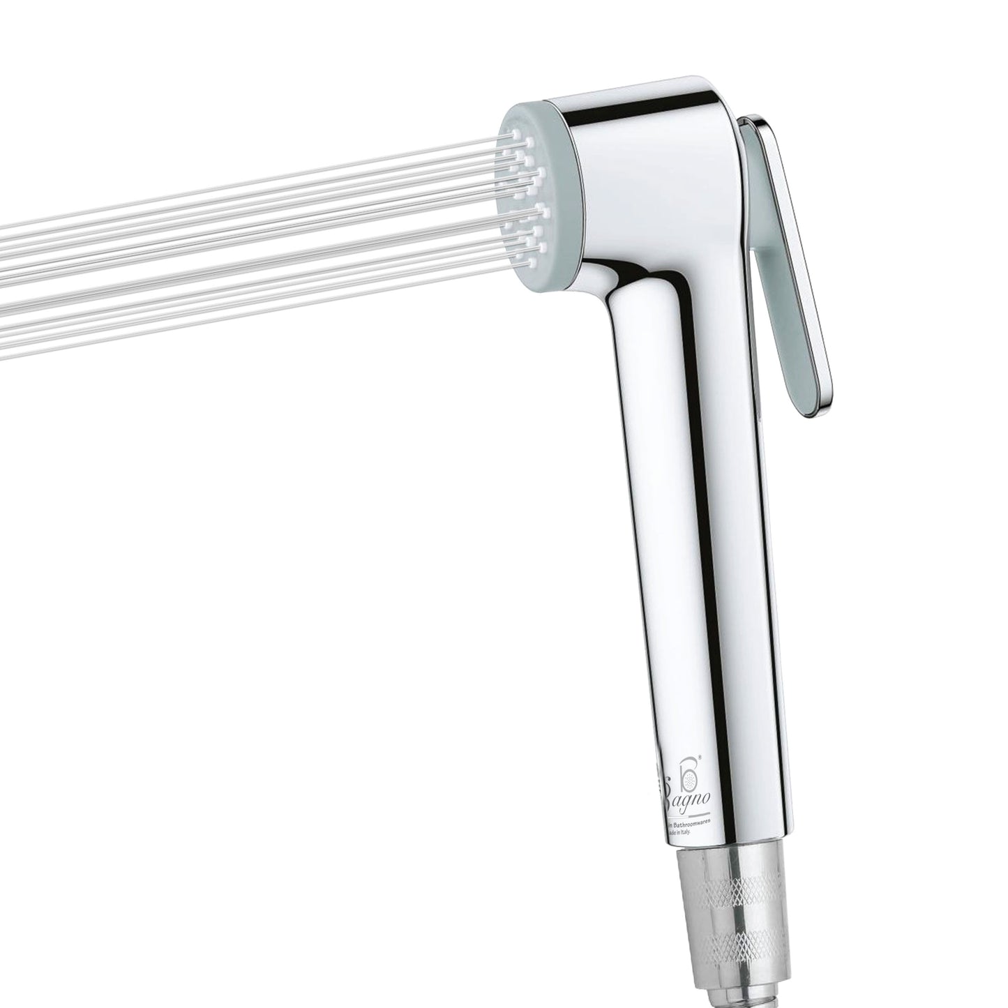 B BAGNO Shattaf Set SF01C Bidet Sprayer For Toilet With 120 Cm Stainless Steel Bidet Hose