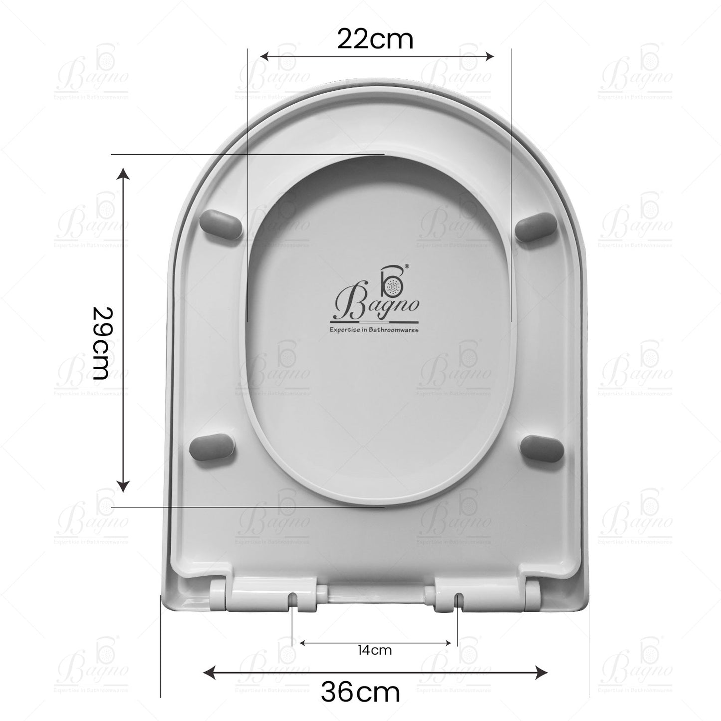 B BAGNO seat cover PP-seat01B white water closet cover, water closet seat cover