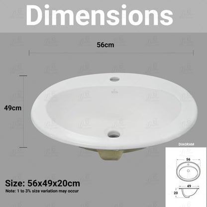 B BAGNO Over Counter Wash Basin - C01