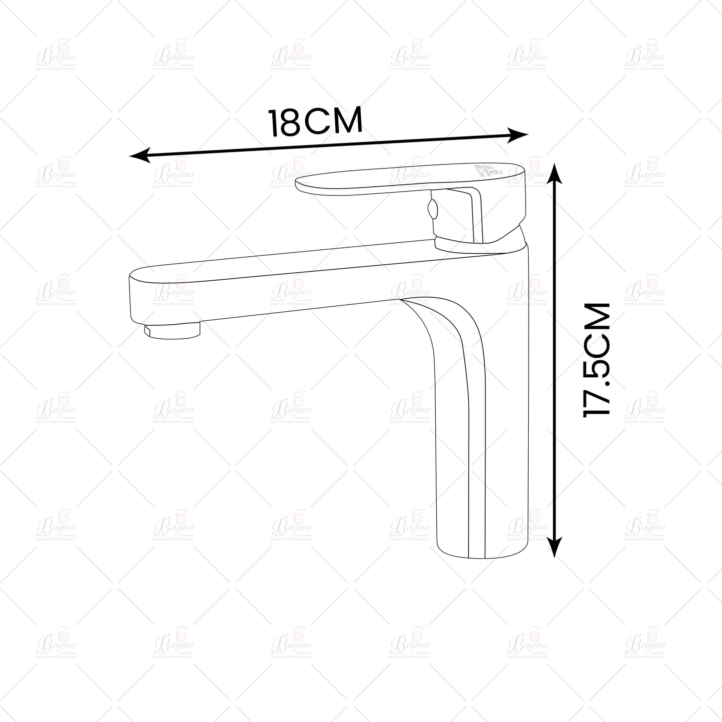B BAGNO 8701 Full brass shower mixer premium quality, Anti rust/corrossion