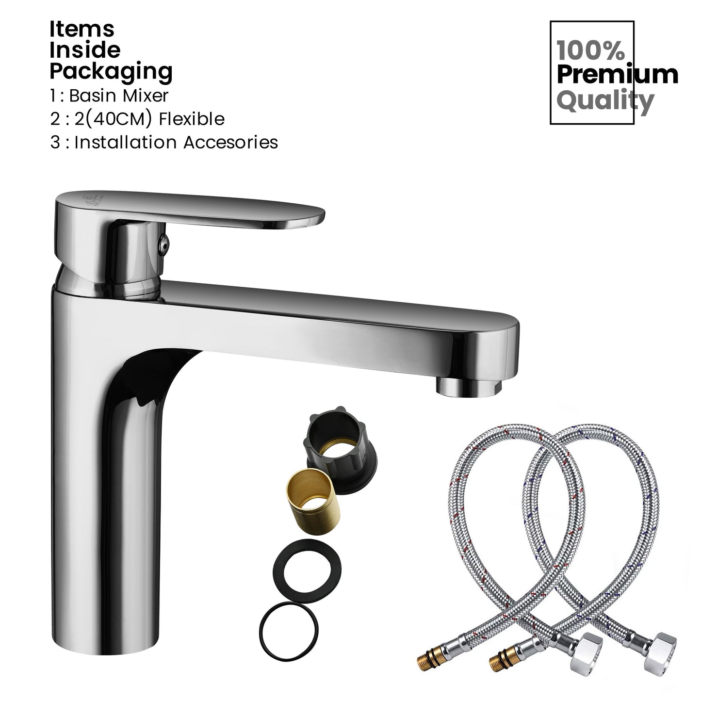 B BAGNO 8701 Full brass shower mixer premium quality, Anti rust/corrossion