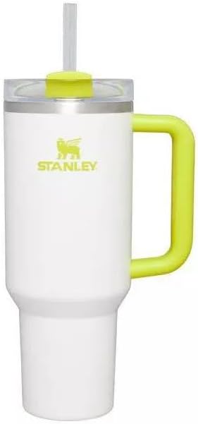 Stanley 40oz Stainless Steel H2.0 Flow State Quencher Tumbler Frost/Electric Yellow