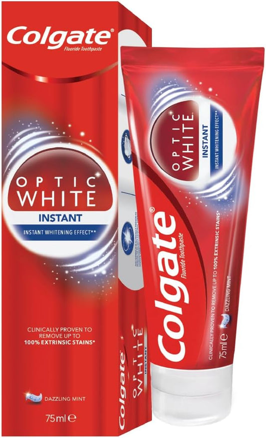 Colgate Optic White Instant Whitening Toothpaste,75Ml