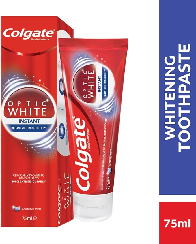 Colgate Optic White Instant Whitening Toothpaste,75Ml