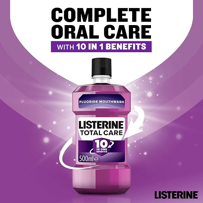 Listerine Total Care 10 in 1 Mouthwash, 500ml