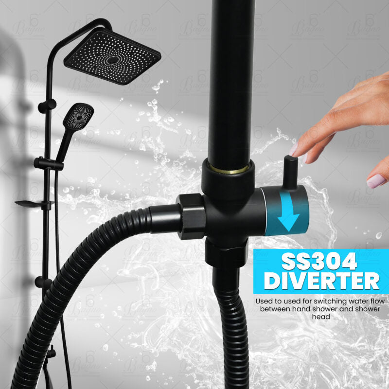 B BAGNO Shower Kit 85-7C Square