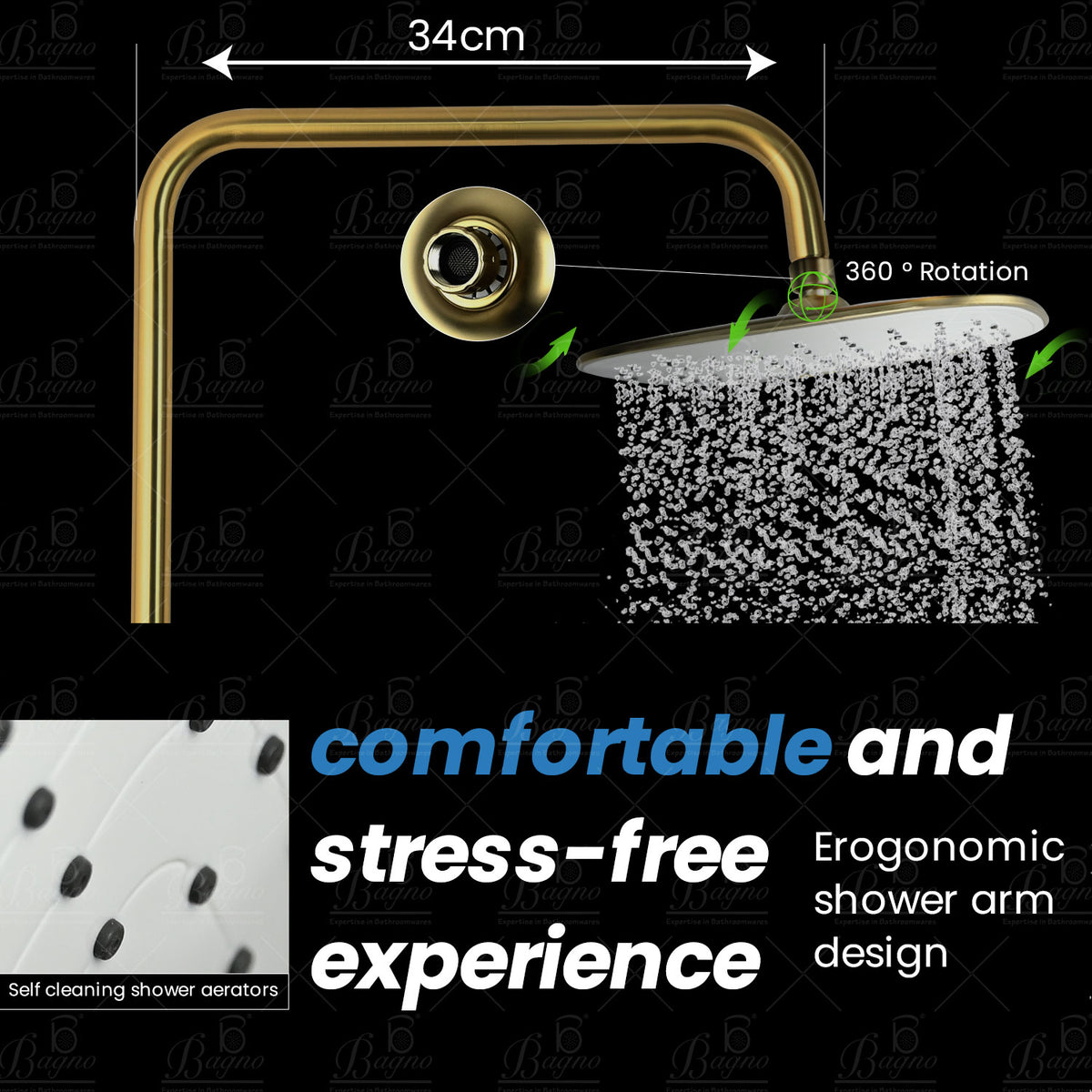 B BAGNO Shower System - Sky Series S04